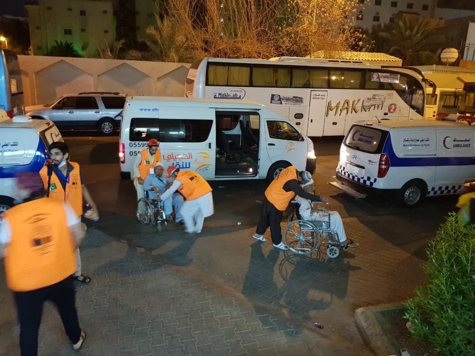 Wheelchair assistance at night